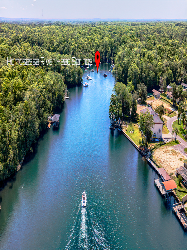Homosassa River Head Springs Aerial imaging